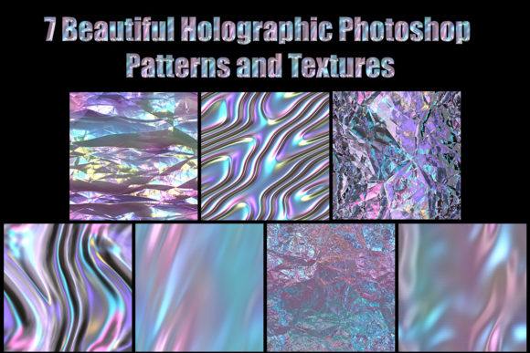 7 Holographic Photoshop Patterns: A Creative Tool for Modern Designers