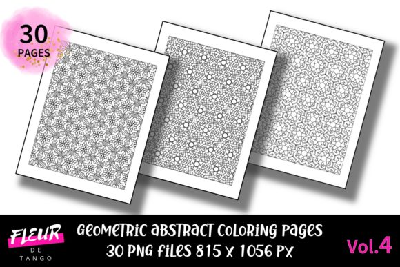 Abstract Patterns Coloring Pages Vol.4: A Strategic Tool for Creativity and Business
