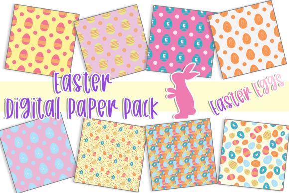 Easter Seamless Patterns 01
