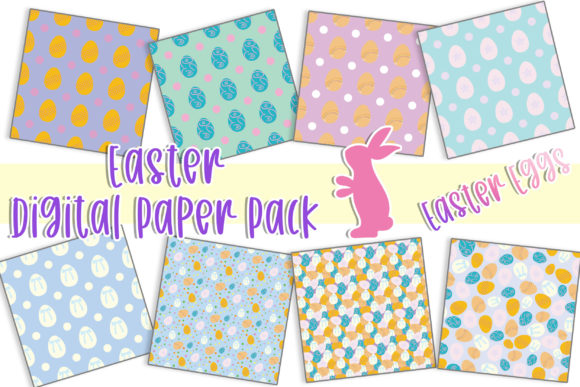Easter Seamless Patterns 05: A Creative Resource for Spring Crafts