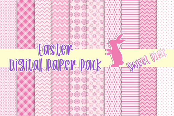 Easter Seamless Patterns Sweet Pink
