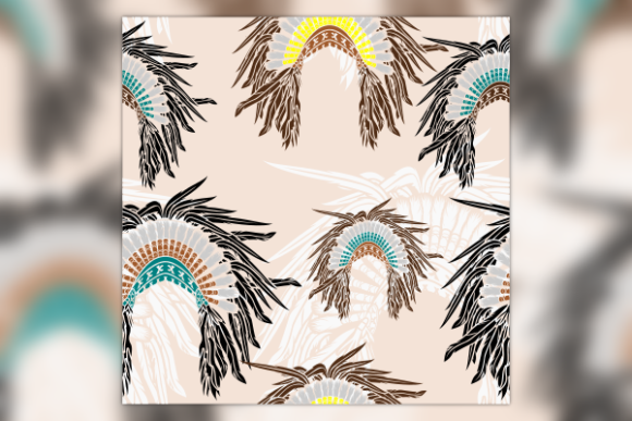 Native American Headdress Pattern for Creative and Cultural Projects