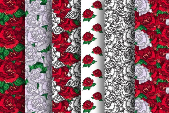 Romantic Roses Patterns: Elegant Designs for Creative Projects