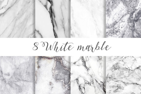 White Marble Digital Paper Pattern: A Versatile Resource for Creative Projects